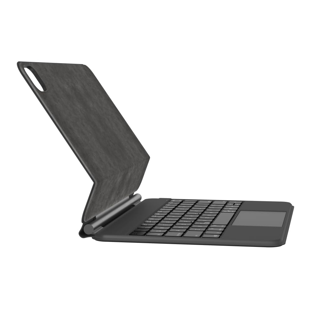 Belkin Tastiera Bluetooth Pro con custodia e supporto magnetico, tastiera iPad, controllo multi-gesto, fissaggio Apple Pencil, QWERTZ, tasti multimediali per iPad M4 Pro 11"