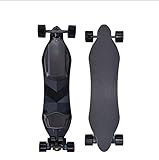Elektric Skateboard Erwachsene mit 43 Kilometern Reichweite, 1200-W-Doppelantriebsmotor, Longboard Erwachsene mit 4 Geschwindigkeiten einstellbar, IP54 Wasserdicht, Geeignet für den täglichen Gebrauch
