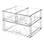 Vtopmart 3 Pack Stackable Storage Drawers, Easily Assemble Acrylic Bathroom Undersink Organizers,Clear Plastic Storage Bins for Closet,Cabinet,Pantry,Medicine Organization