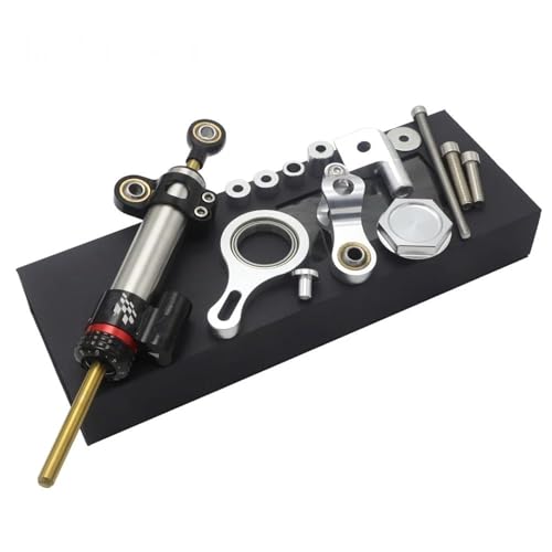 Stotdamparskydd Damask Stotdampare �ɓK������ YZF-R6 2006-2015 �ɓK������ YZF-R1 2009-2012�p �X�^�r���C�Y�X�e�A�����O�_���p�[�}�E���g�u���P�b�g�L�b�g(Silver Set)