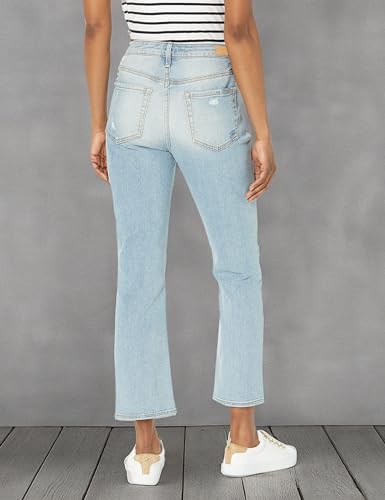 Seven7 Women's Misses High Rise Fashion Straight Jean3