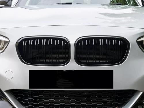 Rejilla de parachoques negra brillante para F20 F21 Hatchback 2015-2018 par de carreras 5