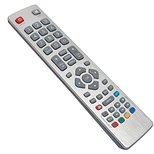 SHWRMC0003 Télécommande de Remplacement pour Sharp Aquos TV SHW/RMC/0003 LC-49CFE6032E LC-43CFE6352E LC-32CFE6351K LC-32CFE6241K LC-43CFE6131E LC-55CFE6242E...