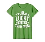 Photo Gallery donna lucky to be a twin mom san patricks day, regalo per mamma di due persone maglietta Photo Gallery donna lucky to be a twin mom san patricks day, regalo per mamma di due persone maglietta