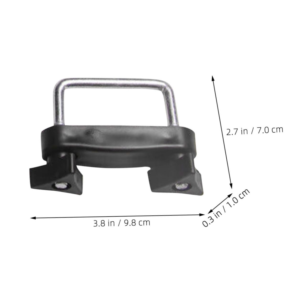 HOLIDYOYO Roof Rack Accessories Car Roof Clips 2pcs Cargo Carrier Rack Mounting Clips Plastic Metal Stylish Design