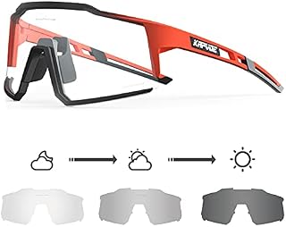 KAPVOE Photochromic Cycling Glasses Tr90 Frame For Men Women Clear Sports Sunglasses Mountain Bike Glasses Transparent MTB