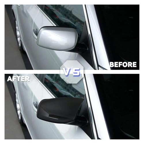 Coque rétroviseur extérieur carbone BMW E60 E61 noir gauche