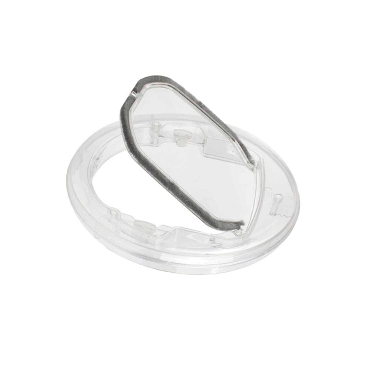 Puerta para gatos y mascotas de acrílico resistente transparente Housoutil