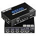 Produktbild USB 3.0 HDMI KVM Switch 4 Port 4K 60Hz 4:4:4 Ultra HD | 4x1 KVM Switcher 4 in 1 Out mit SPDIF 5.1, Audio-Breakout, Maus/Tastatur/kabellos, USB für PC, Drucker, Scanner, Windows, Linux,