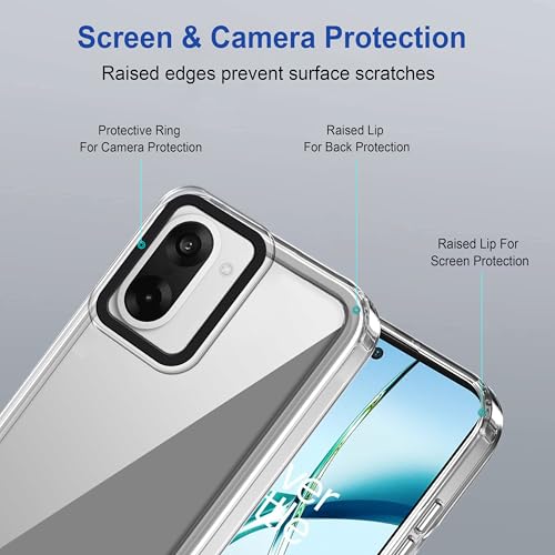 Image of Zapcase Back Case Cover for OnePlus Nord CE 5 | Compatible for OnePlus Nord CE 5 Back Cover | Case Cover with Camera Protection | (TPU + PC | Transparent)