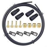 Fahrrad 2 5 m Hydraulische Bremsenreparatur-Set mit 4 Oliven, Ölnadeln und Gummi (C)