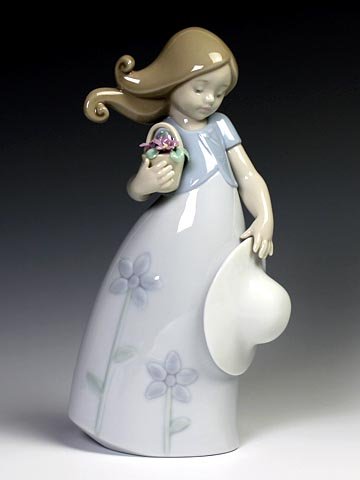 Amazon.co.jp: リヤドロ(Lladro) 花と少女 リトル・バイオレット #ldr