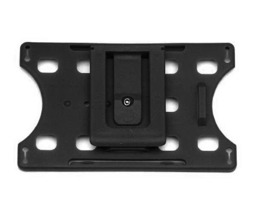 3 pieces Open cardholder ECOLOGIC, Black, with clip Red, Polypropylene, for a single card