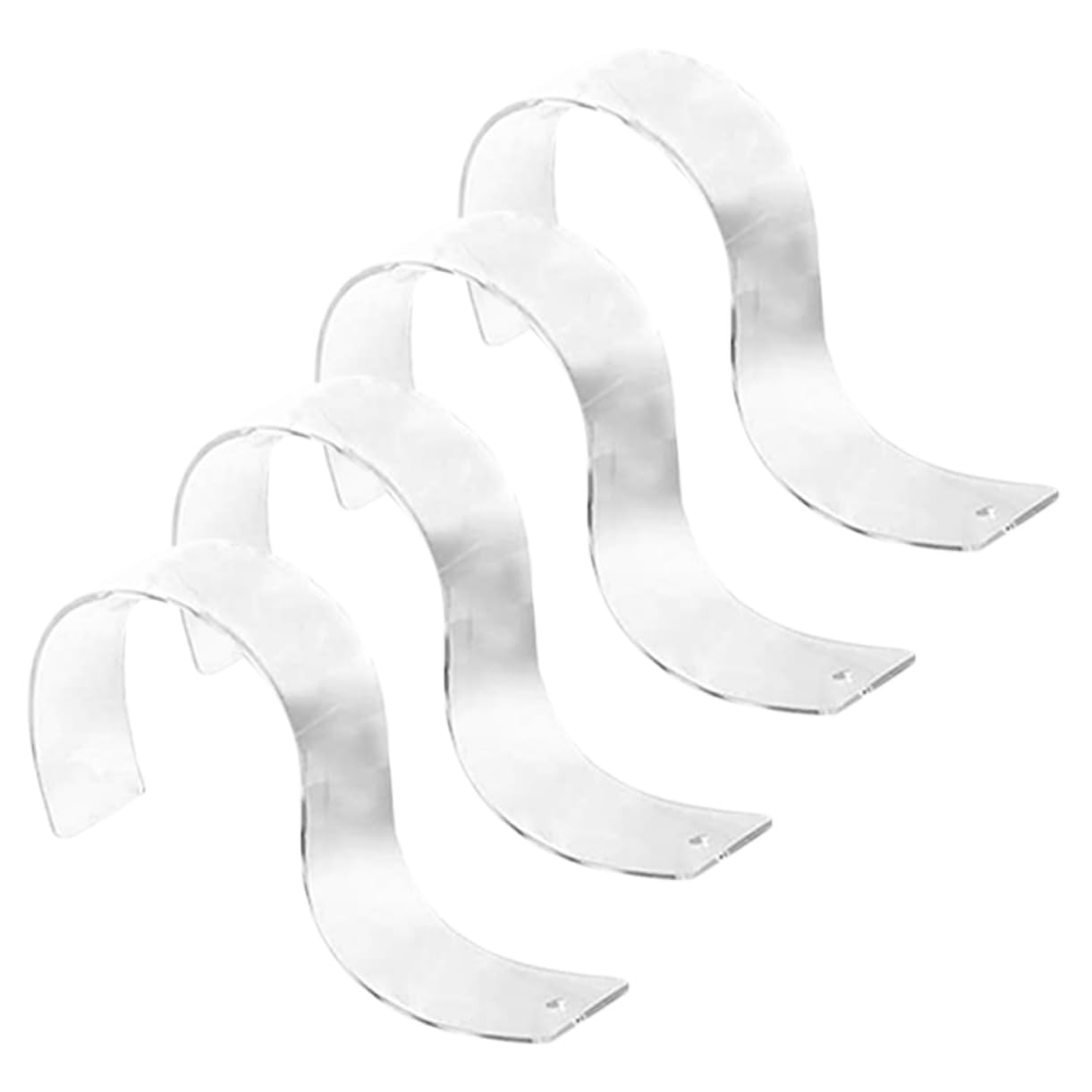 OKUMEYR Belt Storage Organizer Stand Acrylic Belt Display Holders for Retail Closet Home