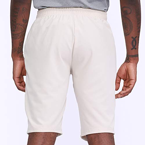 Ajcoflt Calções esportivos masculinos de secagem rápida com bolsos laterais elásticos na cintura Cal