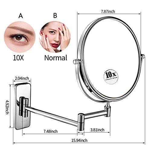 Miroir de rasage pliable pour une routine de bain confortable
