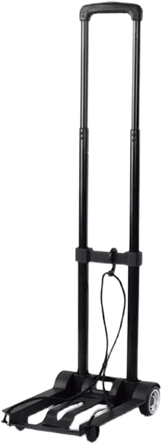 Folding Hand Truck Heavy Duty Foldable Hand Sacks Wheel Trolley Folding Truck Barrow Cart Travel Luggage Shopping Cart Portable Home Use for Moving and Shopping