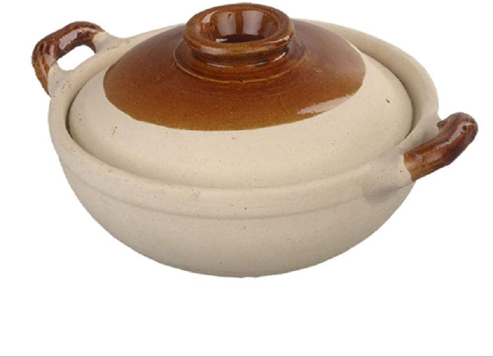 Faitout en terre cuite casserole de cuisson argile thermique