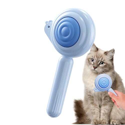 Katzenbürsten für den Innenbereich, Massagewerkzeug mit Entriegelungsknopf – Langhaar-Katzenbürste, für Kätzchen, Welpen, Hunde, Zuhause, Badezimmer, Dusche, Salon, Reisen, Outdoor