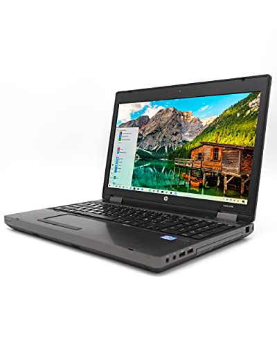 Notebook HP 6570b 15.6 HD i5 3.10GHz Windows 10 Pro Batería Nueva Webcam Puerto Serial RS232 COM Express Card Laptop Compañía PC Ordenador Portátil Business (Reacondicionado) (8GB RAM SSD 2TB)