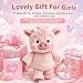 Imagen de Aliyuhao Peluche Vaca Rosa Corriendo 45 cm