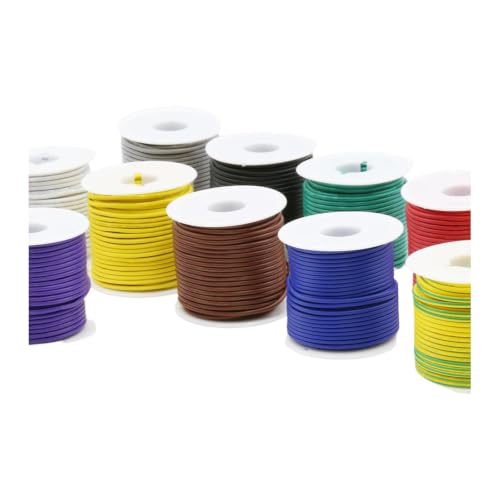 Cable de silicona flexible contra enredos: 10 colores de 12 a 30 AWG 2