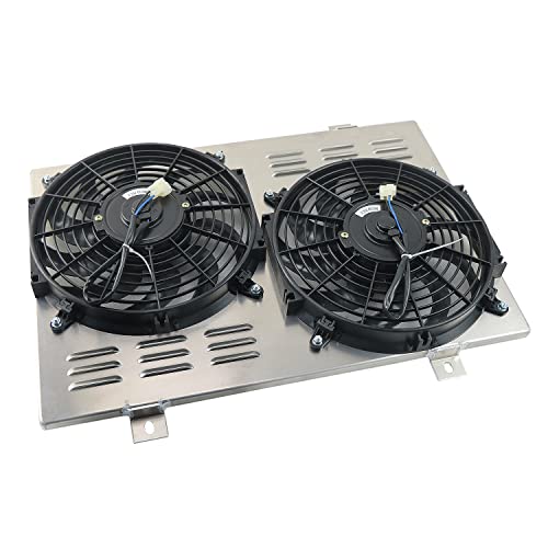 Alukuhler Aluminum Shroud Fan For 1975-1993 Ford Mustang & Lincoln Mark Vii Continental & Mercury Cougar Capri Marquis Monarch #TOP3