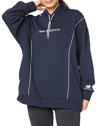 スウェット NB Athletics パイピング フーディ― レディース エクリプス 日本 L