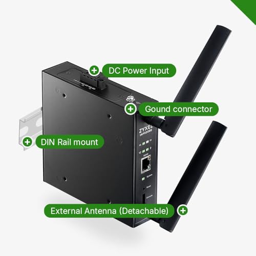 Image of Zyxel WiFi 7 BE5000 Wireless Access Point | Industrial Robust Product Design | 4-Stream Dual-Radio | Flexible Installation | Nebula App, Cloud, Controller, or Standalone | TAA Compliant [IAP500BE]
