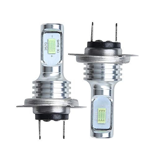 H7 LED Headlight Bulbs Kit 35W 4000LM LED Fog Lights Super Bright Bulbs (Ice blue,8000K)
