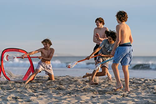 True Temper Laxyard Backyard Lacrosse Kit, Set Of 3 Lacrosse Short Sticks, 1 Ball, And 1 Mini Goal #TOP6
