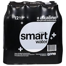 smartwater alkaline with antioxidant Water, 33.81 fl. oz., 12 Bottles/Pack 786162411167