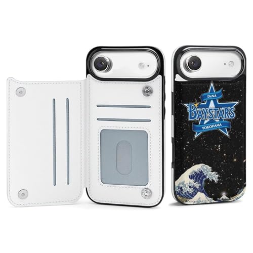 iPhone17Air用ケース 手帳型 横浜ベイスターズ あいふぉん17Air用携帯カバー 財布型 スタンド機能 カード収納 おしゃれ PUレザー アイフォン17Air用ケース 軽量 全面保護 耐衝撃