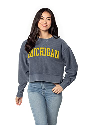Image of chicka-d NCAA womens Corded Boxy Pullover