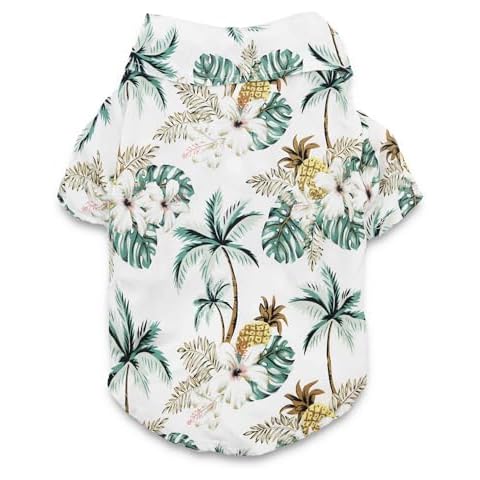 DroolingDog Hawaiian Camp Shirt for Small Dogs Cover