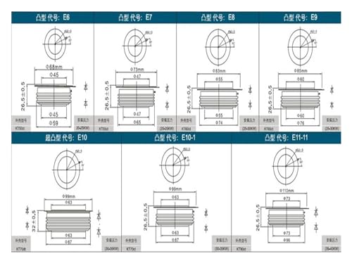 Módulo de tiristor Y60KKE KK1500A de 2500V diseñado para alta resistencia 3