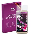atFoliX Glasfolie kompatibel mit ZTE Axon 7 Mini Panzerfolie, 9H Hybrid-Glass FX Schutzpanzer Folie