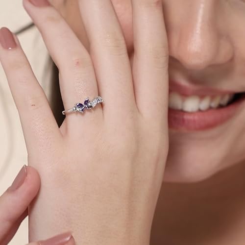 Image of Miss Highness 925 Pure Silver Butterfly Ring for Women | Stylish Adjustable Design | Trendy Silver Jewellery | With Authenticity Certificate | Gift for Girlfriend Wife | Regular Wear Ring