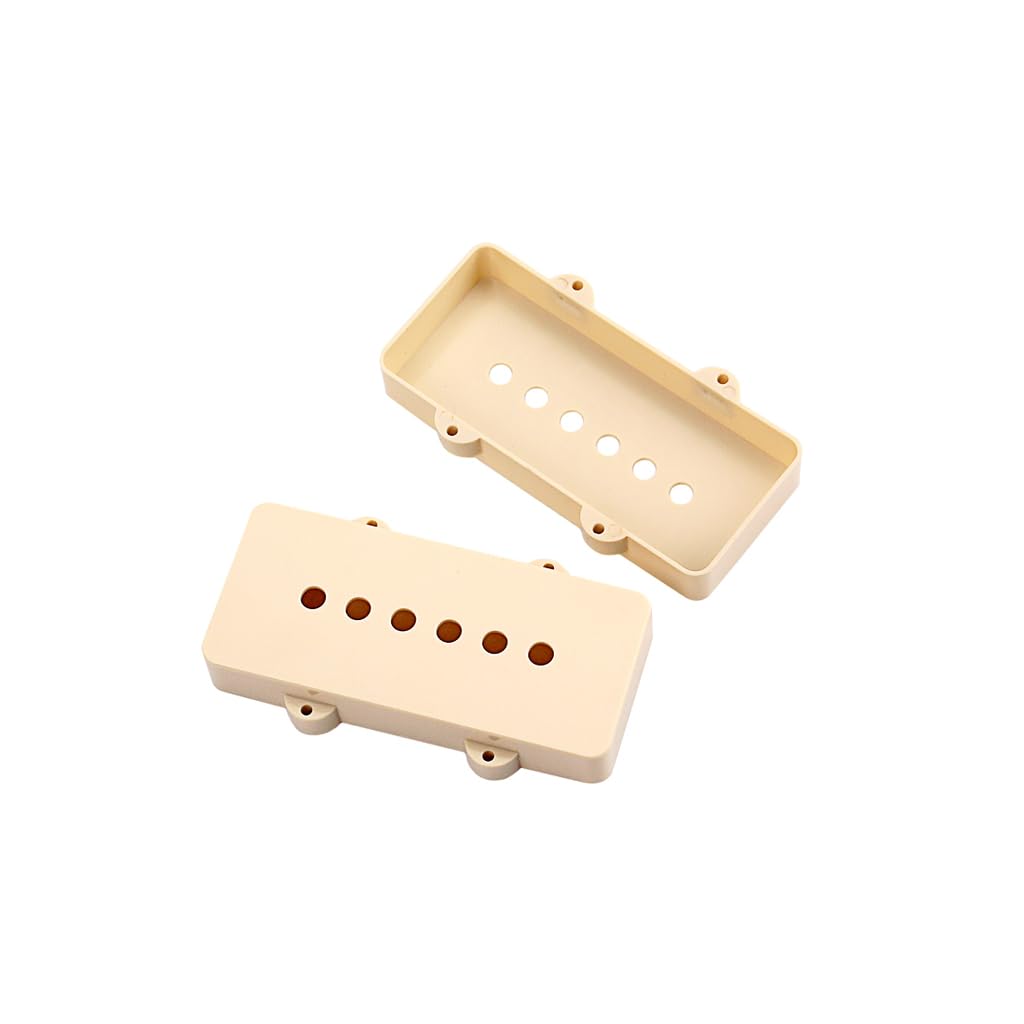 RuiJOTWAT Guitar Soapbar Pickup Covers/P 90/Ivory Set - Image 2