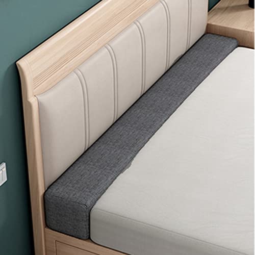Soft Custom Wall Gap Filler for Bed and Headboard, Rectangle Single Double King Bed Mattress Filler, Washable Thick Bed Wedge Pillow
