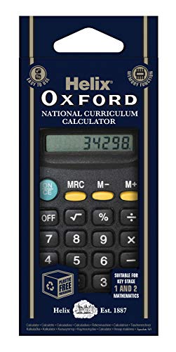 Helix Ocford Basic Calculator, Black