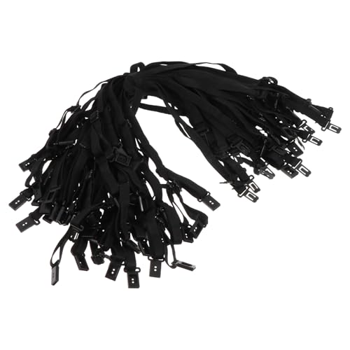 jojofuny Extension de Sangle Élastique 50 Pièces Ajustable pour Nœud, Lot Boucle Réglable pour Usage Quotidien, Adaptée aux Garçons et Hommes
