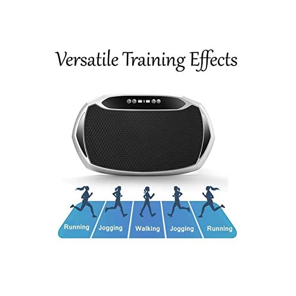 EILISON Fitpro Vibration Plate Exercise Machine - Whole Body Workout Vibration Fitness Platform w/Loop Bands - Lymphatic Drainage Machine for Shaping,Toning, Wellness, Recovery (Silver)