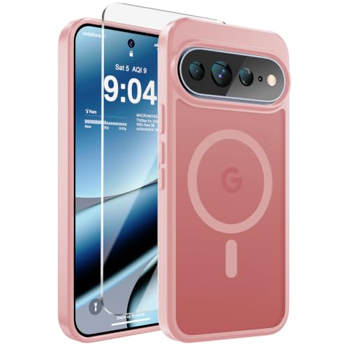 Image of WRJ Magnetic for Google Pixel 11 /11 Pro Case+Screen Protector, Pink