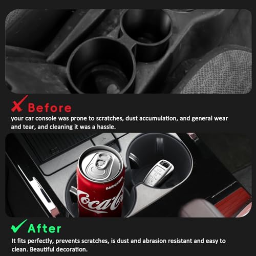 Insert de Portavasos de Silicona para Toyota Prius 2023-2026 miniatura 4