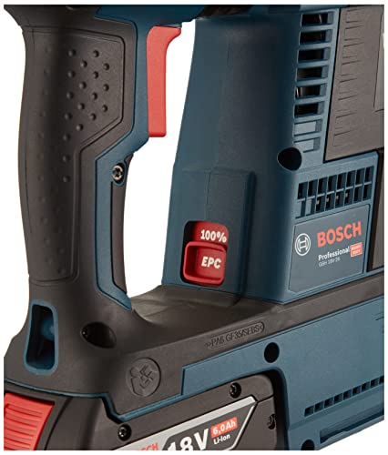 Bosch Professional 18V System Akku Bohrhammer GBH 18V-26 (inkl. 2x6.0 Ah Akku, Schnellladegerät GAL 1880 CV, im… – Bild 6