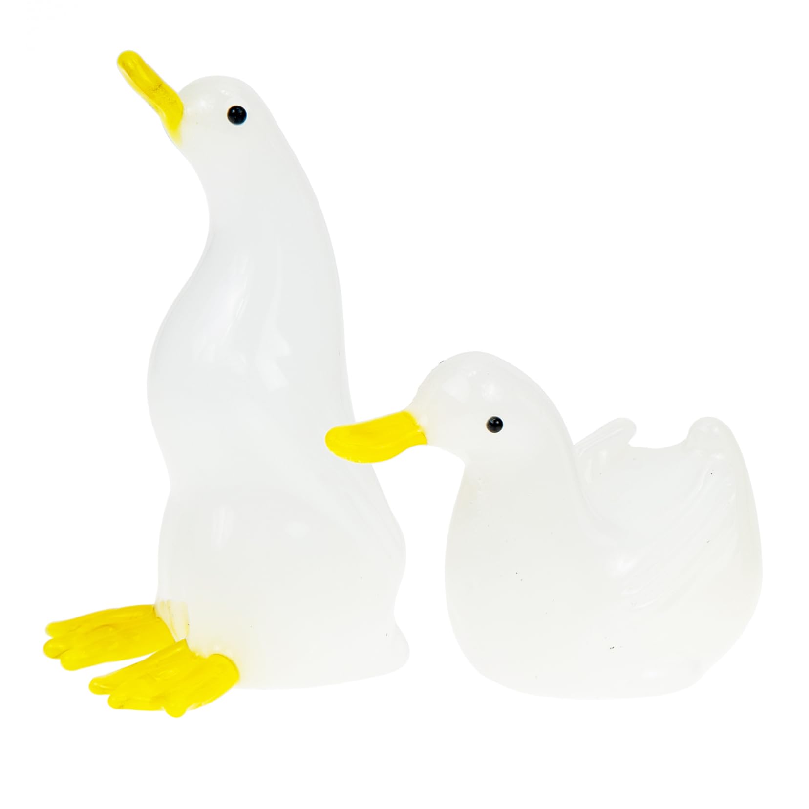 OUNONA 6stücke Kristall Tierfigur Schwan Und Ente Handgefertigte Miniatur Deko Für Tisch Und Garten Als Für Besondere Anlässe Hochwertige Dekoration Für Zuhause Und Veranstaltungen