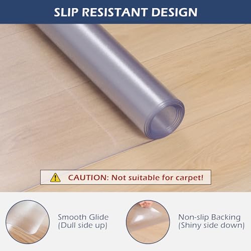 image for SALLOUS Runner Rug for Hallway, 3x10ft Plastic Floor Mat for Kitchen E