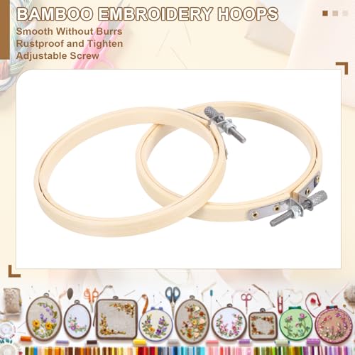 Cerceaux à broder en bambou de 10,2 cm pour vos ateliers punch needle - 3
