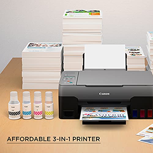 Image of Canon PIXMA G2021 All-in-One Ink Tank Colour Printer (Black) with 1 Additional Black Ink Bottle